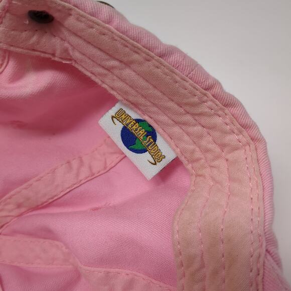 Universal Studios Slideback Hat Pink One Size Adjustable Embroidered - Picture 9 of 10